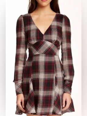 Free People Teen Spirit Plaid Dress